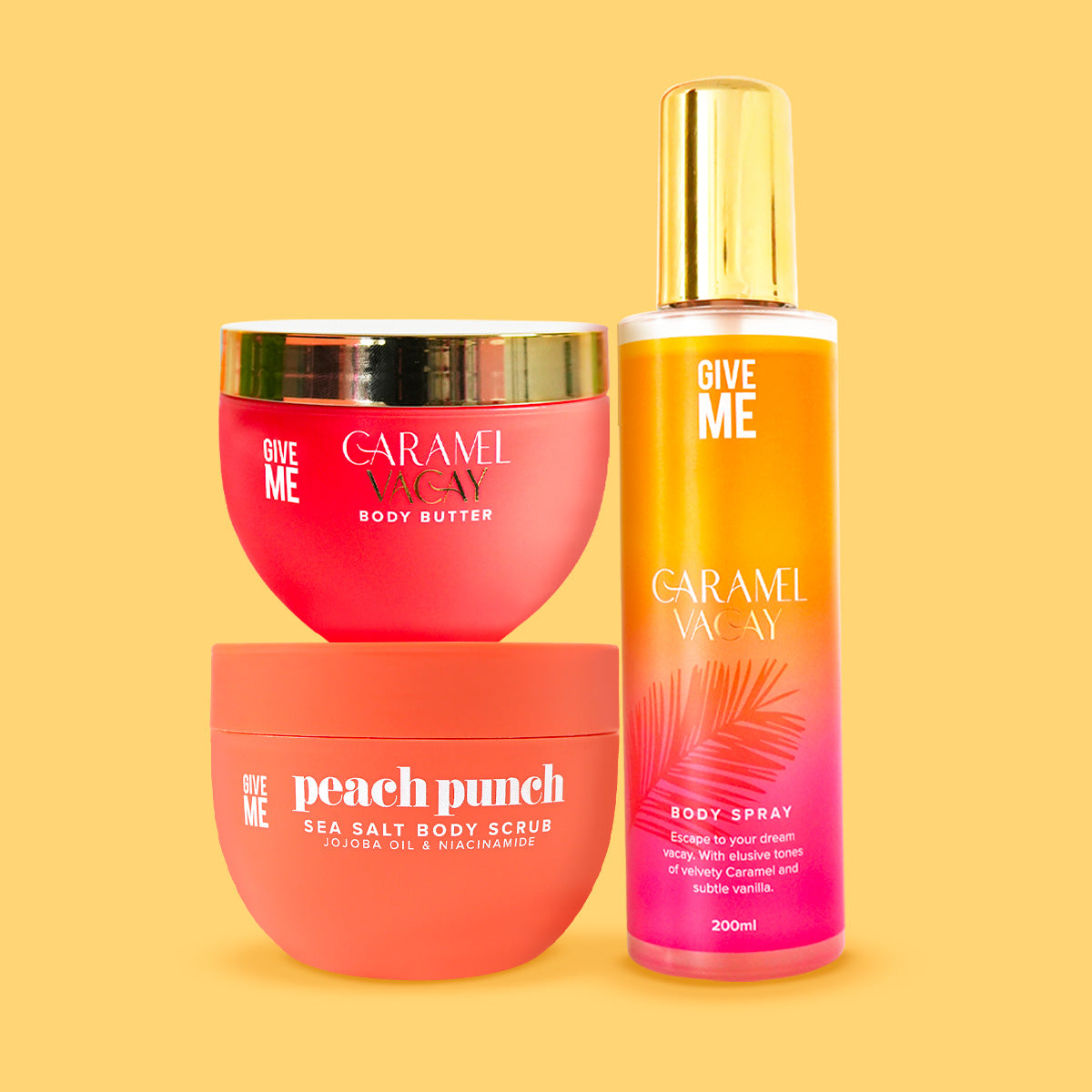 Scrub, Hydrate & Spritz Bodycare Set Give Me Cosmetics