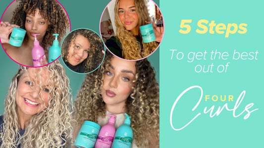 5 steps to Get the Best out of The Four Curls Range - Give Me Cosmetics