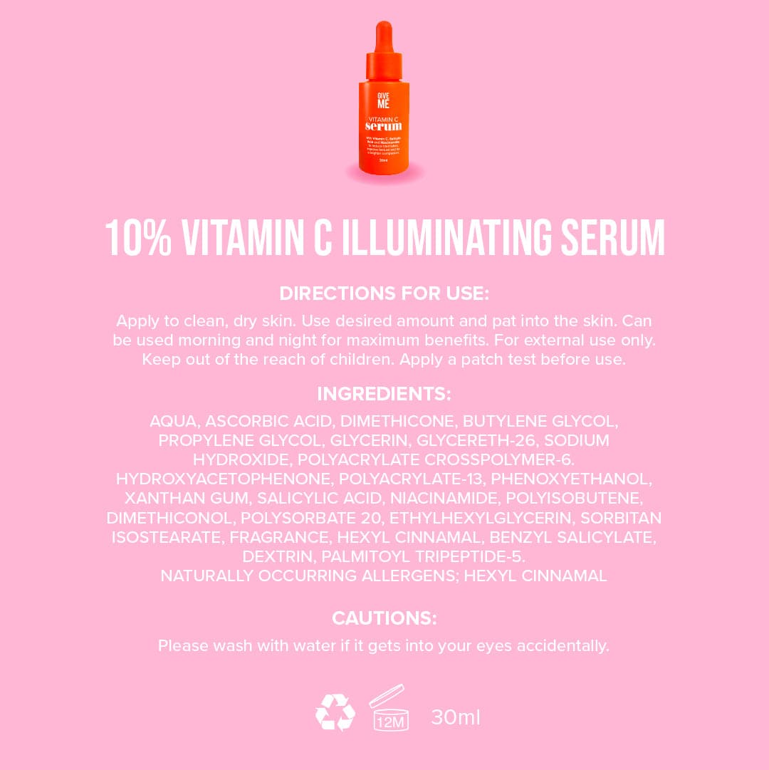 10% Vitamin C Illuminating Serum - Give Me Cosmetics