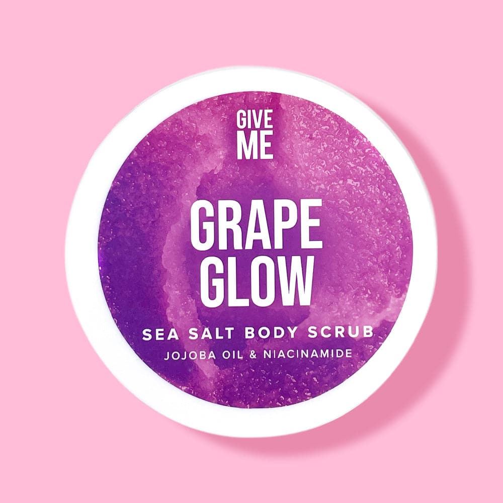 Grape Glow Exfoliating Sea Salt Body Scrub