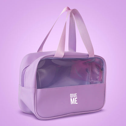 Purple Cosmetic & Toiletry Travel Bag