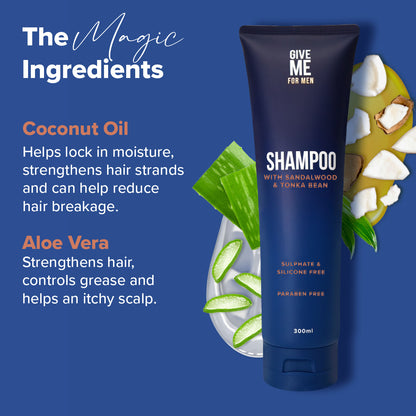 Sandalwood & Tonka Bean - Shampoo For Men