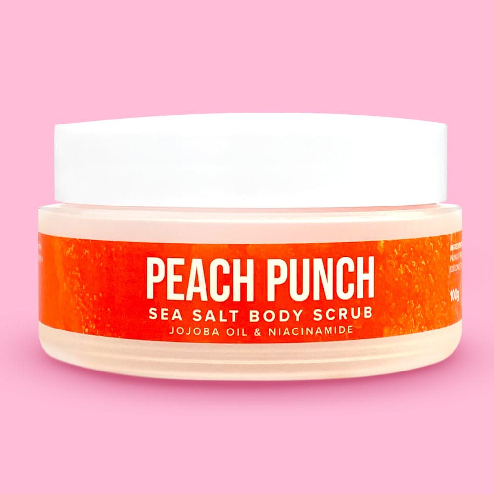 Peach Punch Exfoliating Sea Salt Body Scrub