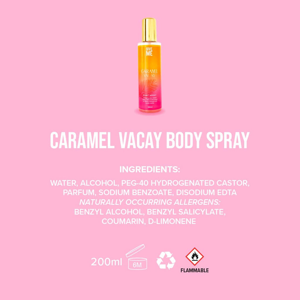 Caramel Vacay Body Spray