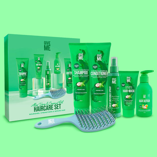 Aloe Vera & Coconut Oil Full Haircare Set - Give Me Cosmetics