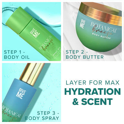 Botanical Breeze Drenched Bodycare Set (Worth £39.97) - Give Me Cosmetics