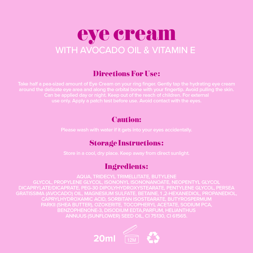 Brightening Vitamin E Eye Cream - Give Me Cosmetics