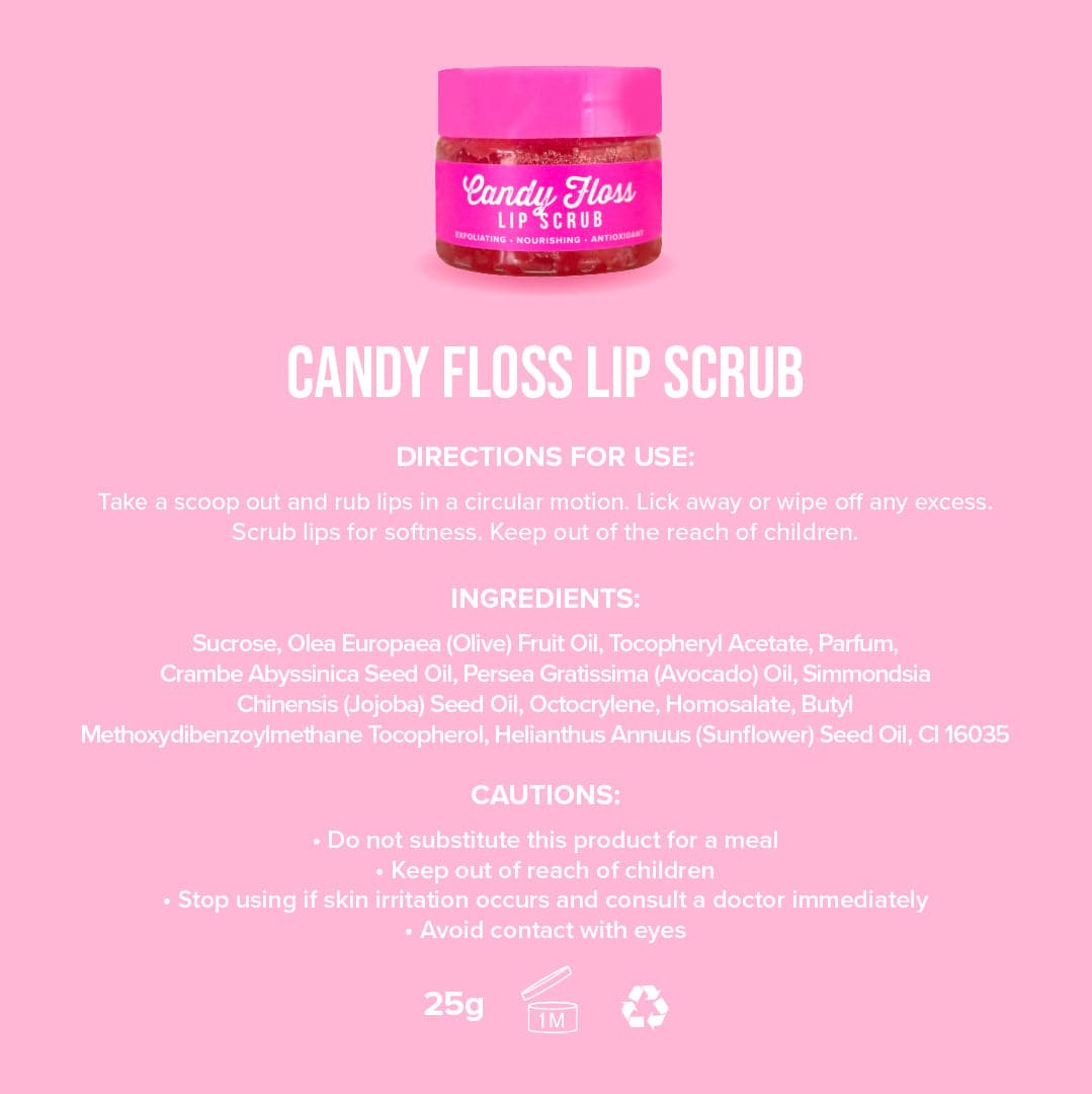 Candy Floss Sugar Lip Scrub - Give Me Cosmetics