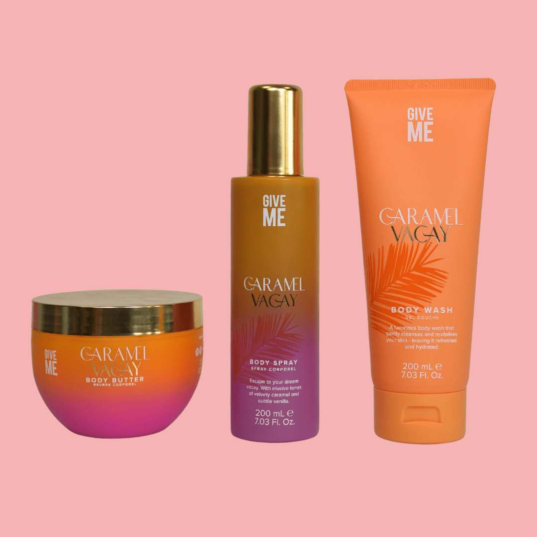 Caramel Vacay Body Trio Set - Give Me Cosmetics