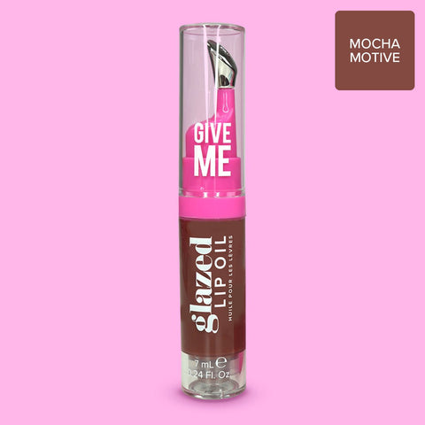 Glazed Lip Oil Mocha Motive