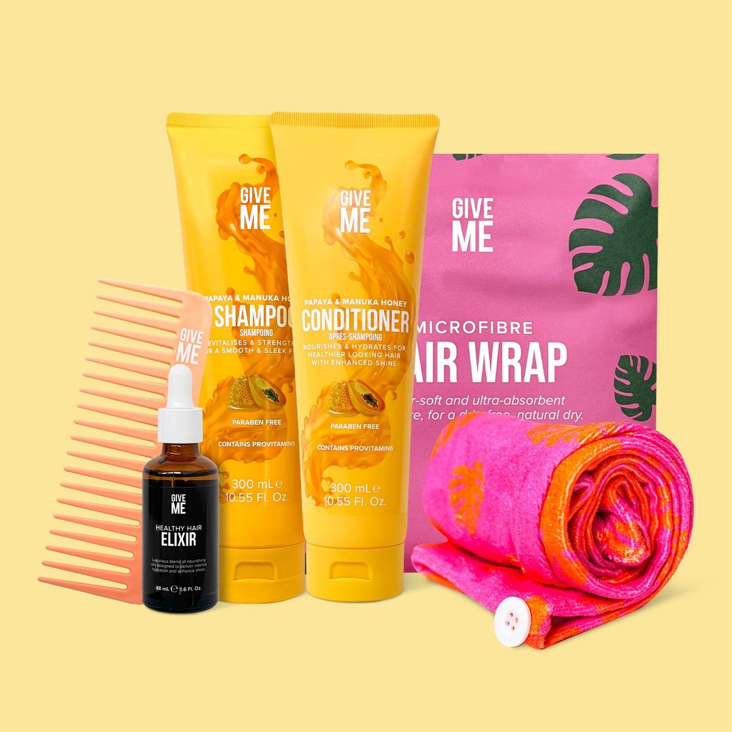 HAYEL G SHAMPOO & HAYEL G ESSENCE　set Herbal Essences Pure: Renew Hair Care Set: 2 x Repair & Smooth