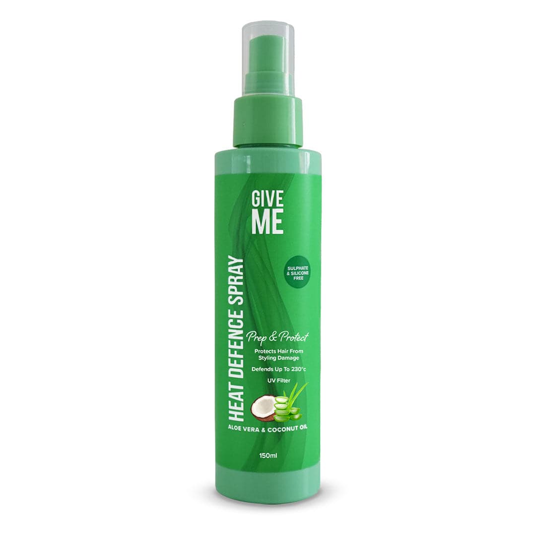 Heat Defence Spray - Aloe Vera & Coconut Oil - Give Me Cosmetics