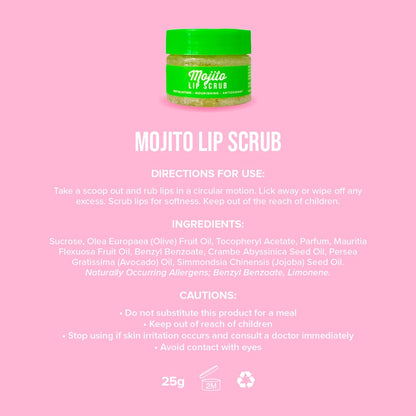Mojito Sugar Lip Scrub - Give Me Cosmetics