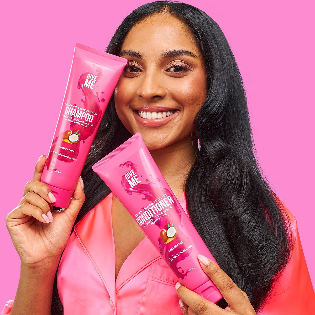 Nourishing Shampoo & Conditioner Bundle - Argan Oil & Coconut Oil (Worth £13.98)