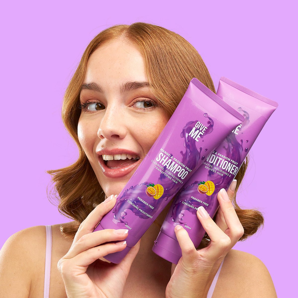 Nourishing Shampoo & Conditioner Bundle - Mango & Passion Fruit (Worth £13.98)