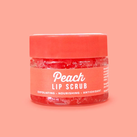 Peach Sugar Lip Scrub - Give Me Cosmetics