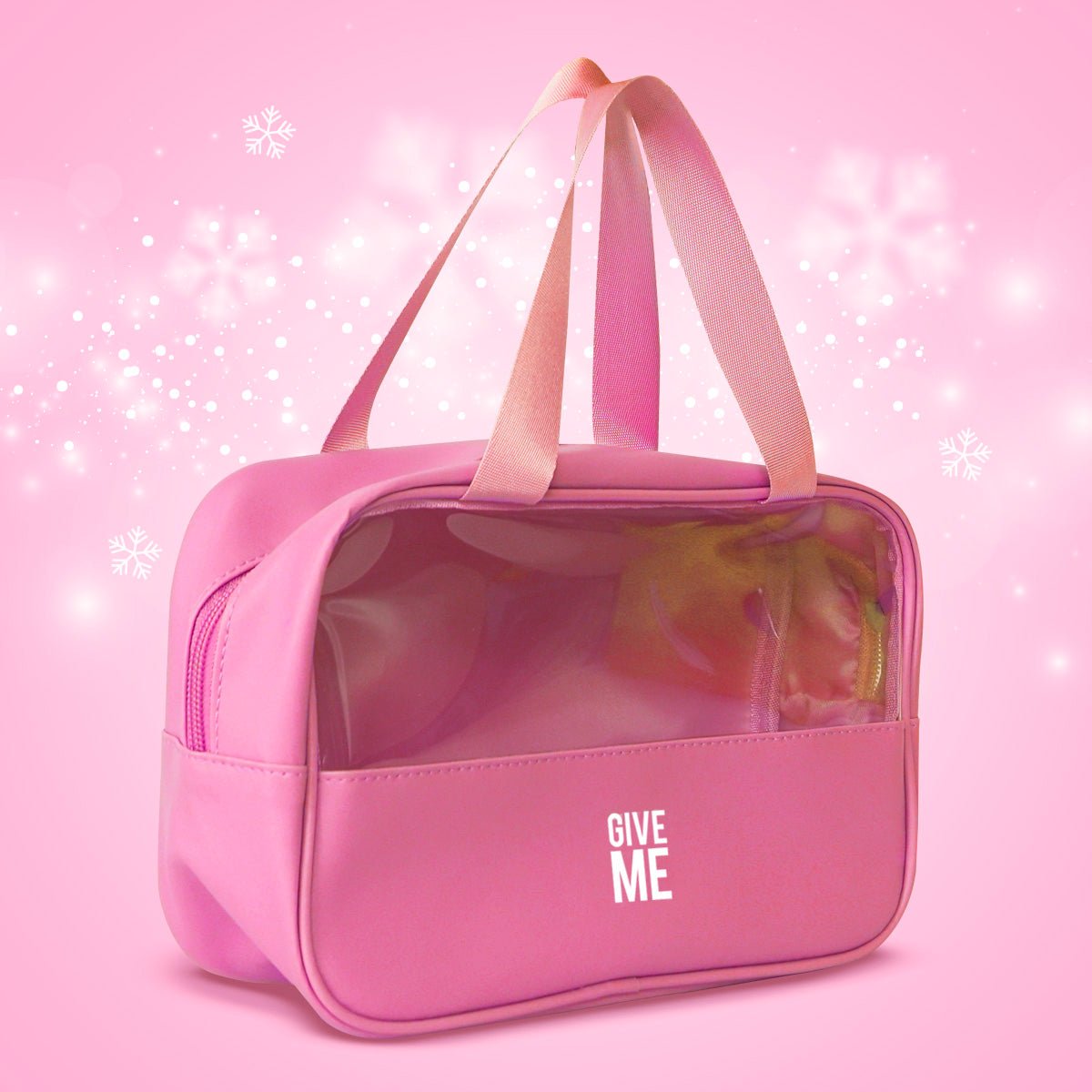 Pink Cosmetic & Toiletry Travel Bags - Give Me Cosmetics