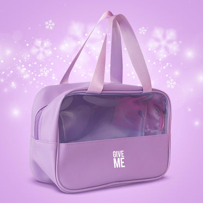Purple Cosmetic & Toiletry Travel Bag - Give Me Cosmetics