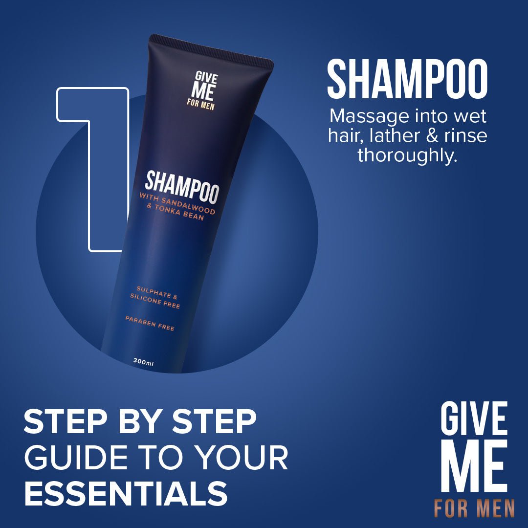 Sandalwood & Tonka Bean Essentials For Him (Worth £20.97) - Give Me Cosmetics