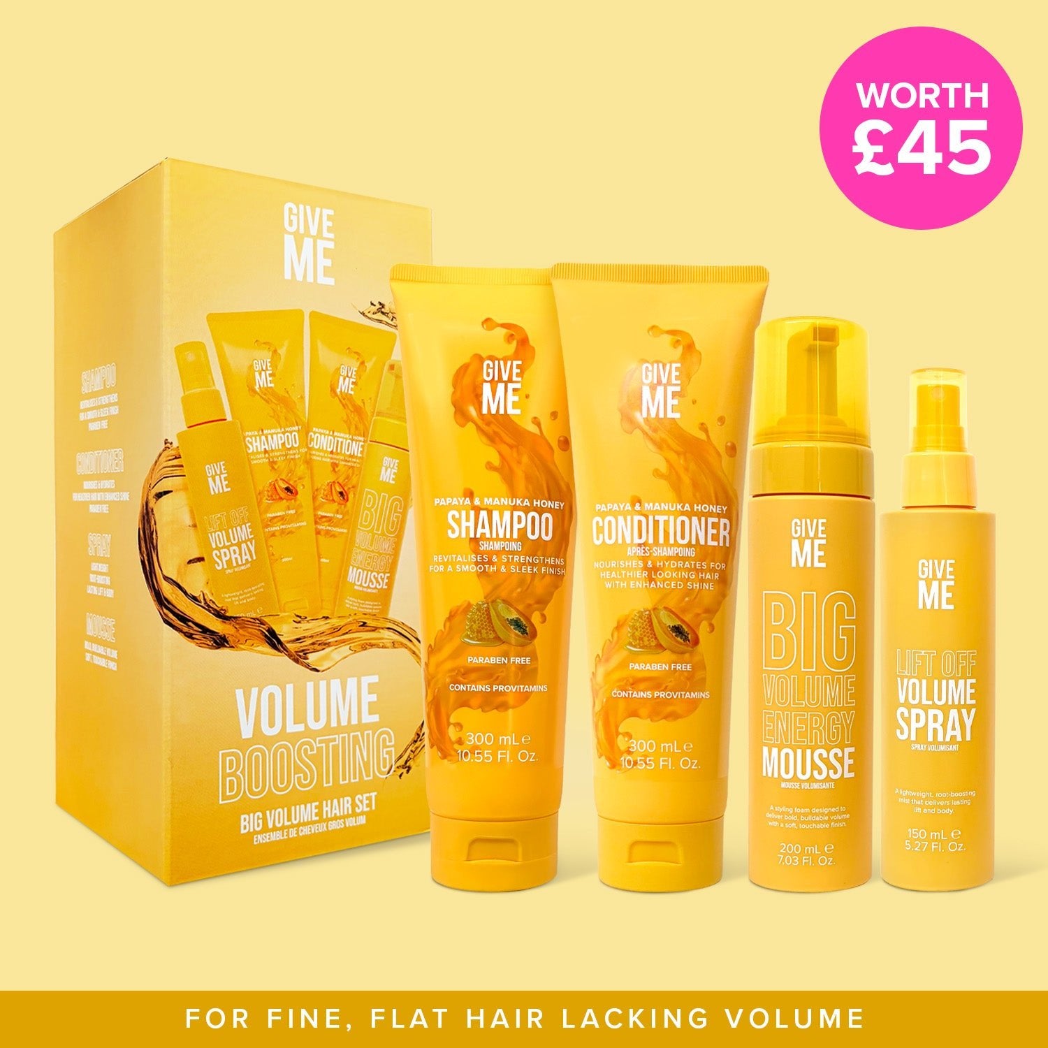 The Big Volume Haircare Set | Give Me Cosmetics