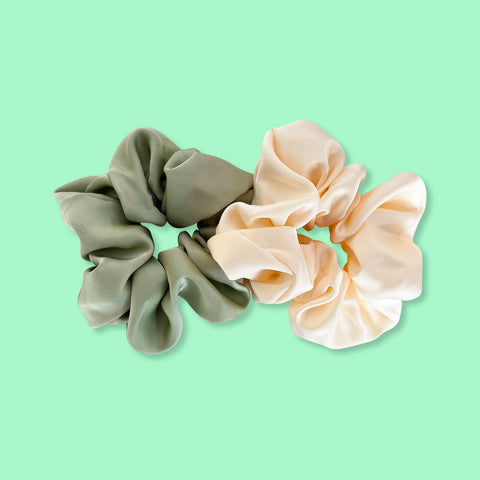 x2 Luxury Hair Scrunchies